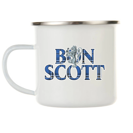 Tartan Logo Camping Mug