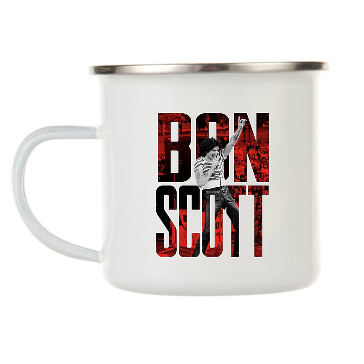 Block Letters Camping Mug