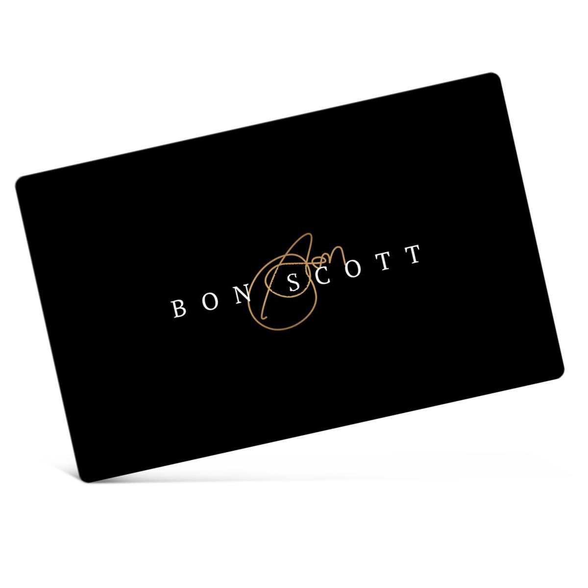 Bon Scott Electronic Gift Certificate
