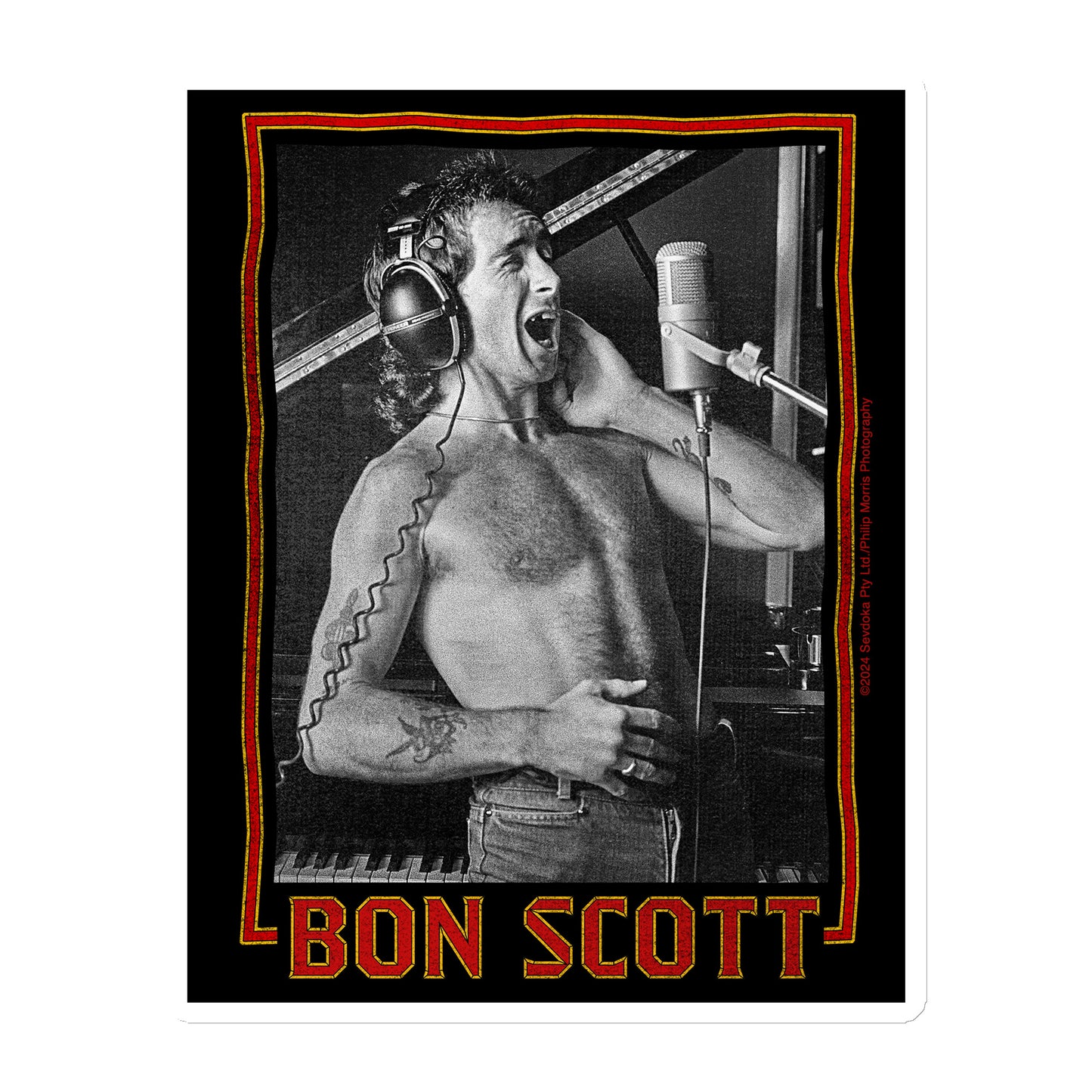 Bon Scott Singing Magnet