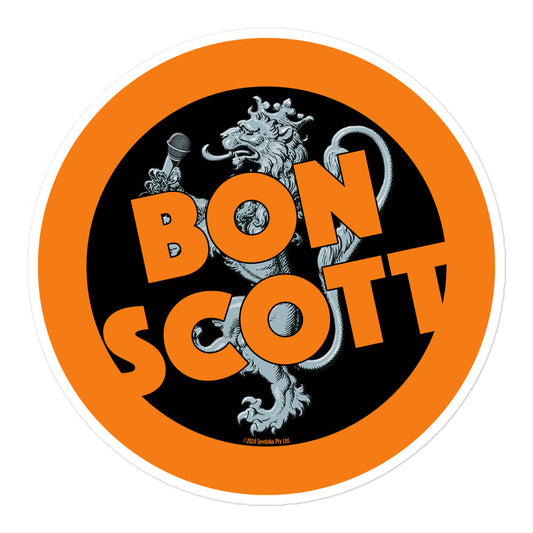 Orange Crest Sticker