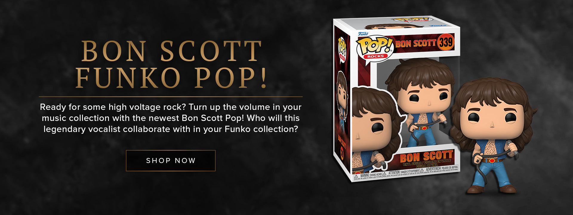 Bon Scott Funko Pop! Order now.