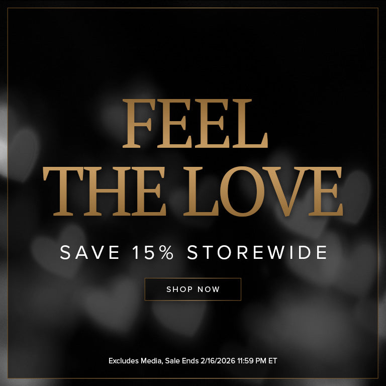 Feel The Love Save 15% Storewide Shop Now Excludes Media, Sale Ends 2/16/026 11:59 PM ET
