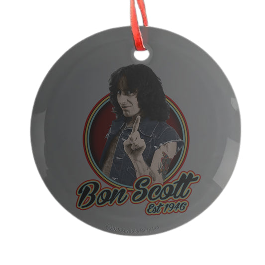 Tisk Tisk Glass Ornament