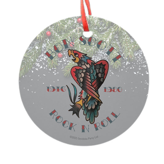 Tattoo Glass Ornament