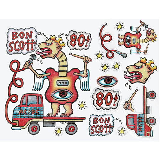 Reg Mombassa Sticker Sheet