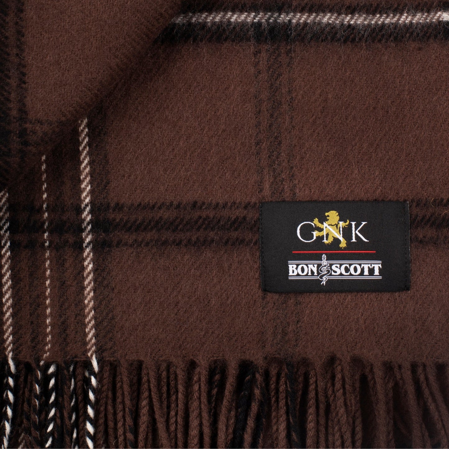 Bon Scott Brown Scarf