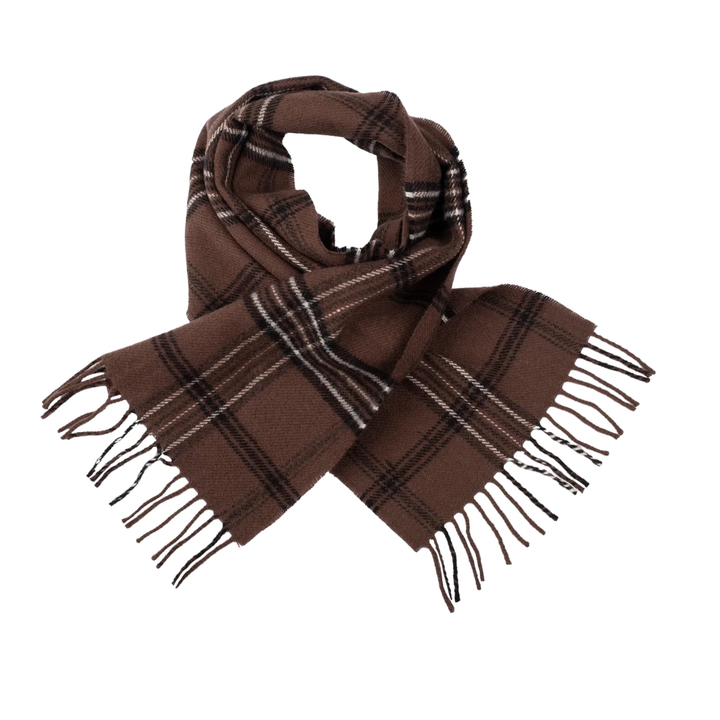 Bon Scott Brown Scarf