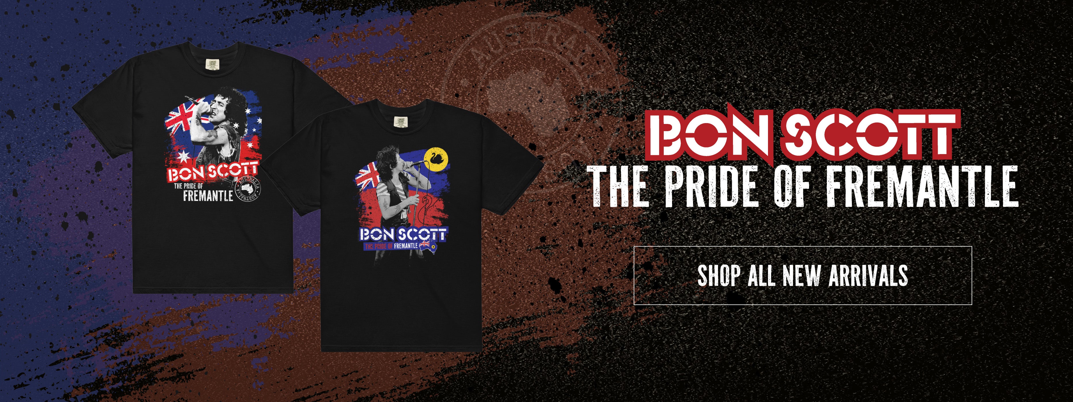 Bon Scott The Pride of Fremantle T-Shirts