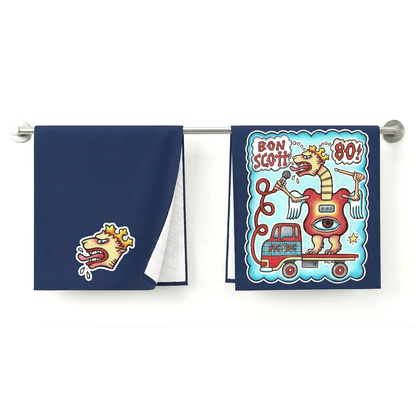 Reg Mombassa Blue Hand Towel