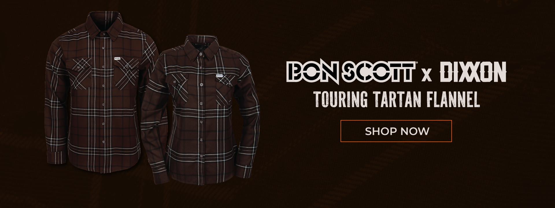 Bon Scott x Dixxon Touring Tartan Flannel Now Available Through Dixxon