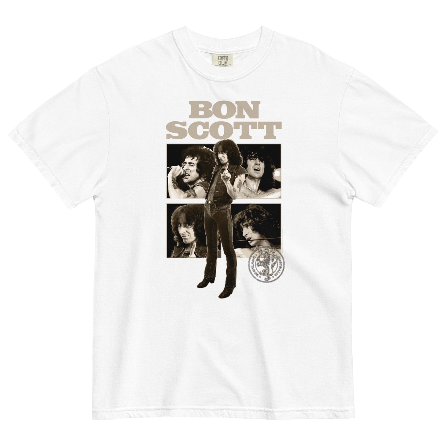 Bon Scott Sepia Photo T-Shirt